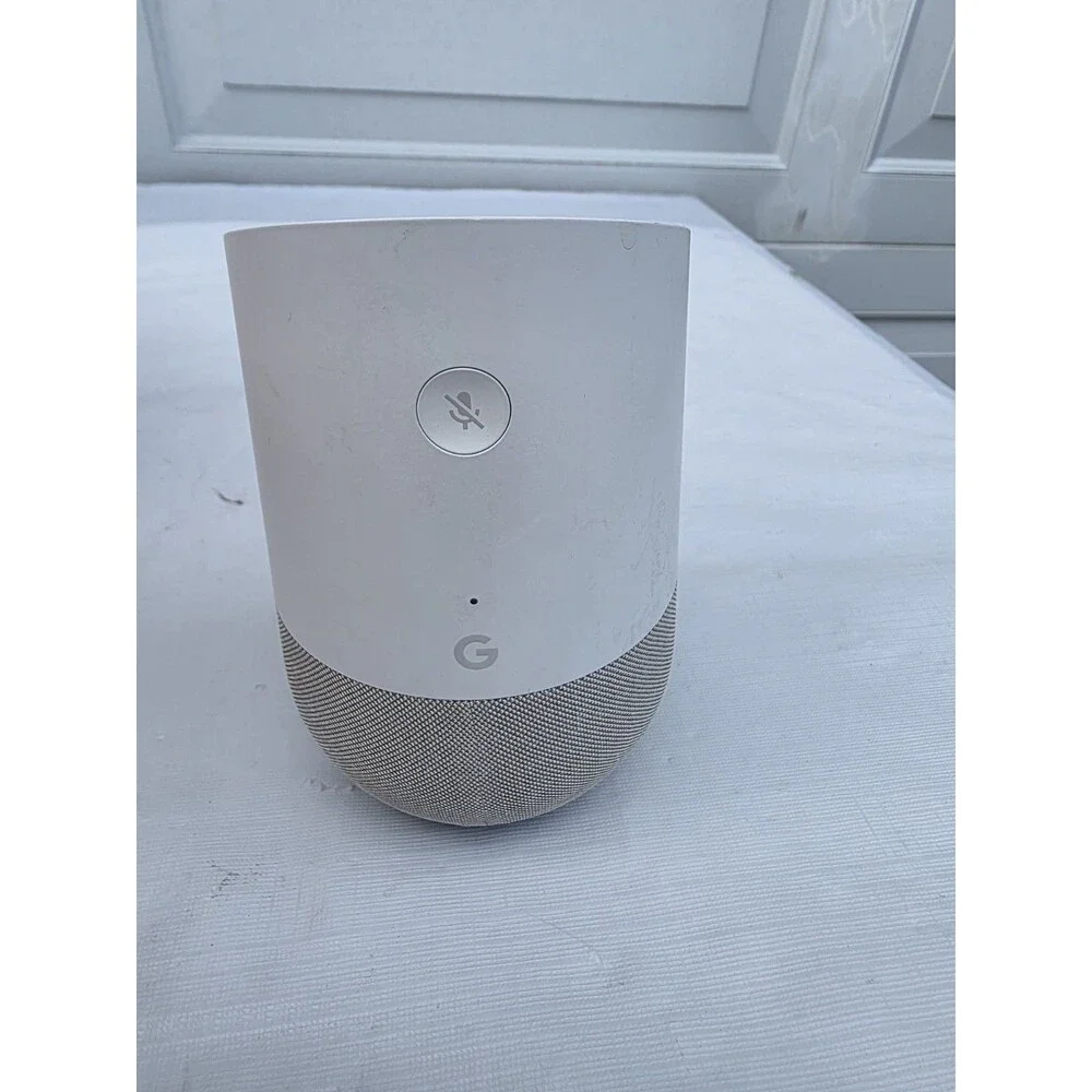 Google Home Smart Assistant Speaker - White Slate No cord Ships Fast!!!
